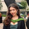 A cropped portrait photograph of Lesley Meredith, a Physics alumni from the University of Leeds.