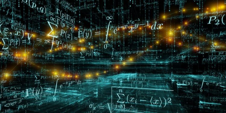 Abstract image of equations