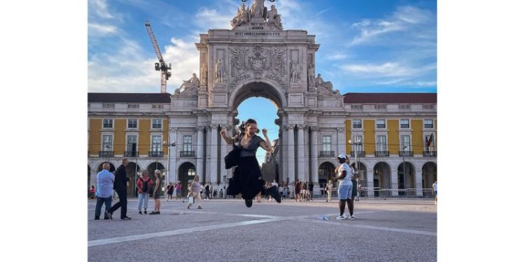 Nelly Sadarova in Lisbon.
