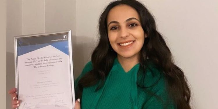 The Adam Neville Prize 2021 awarded for best PhD in field of cement and concrete