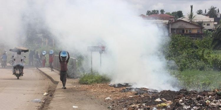 wasteaid douala cameroon open burning 2019