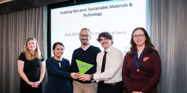 Leeds engineer wins net-zero prize at IOM3 Sustainable Future Awards