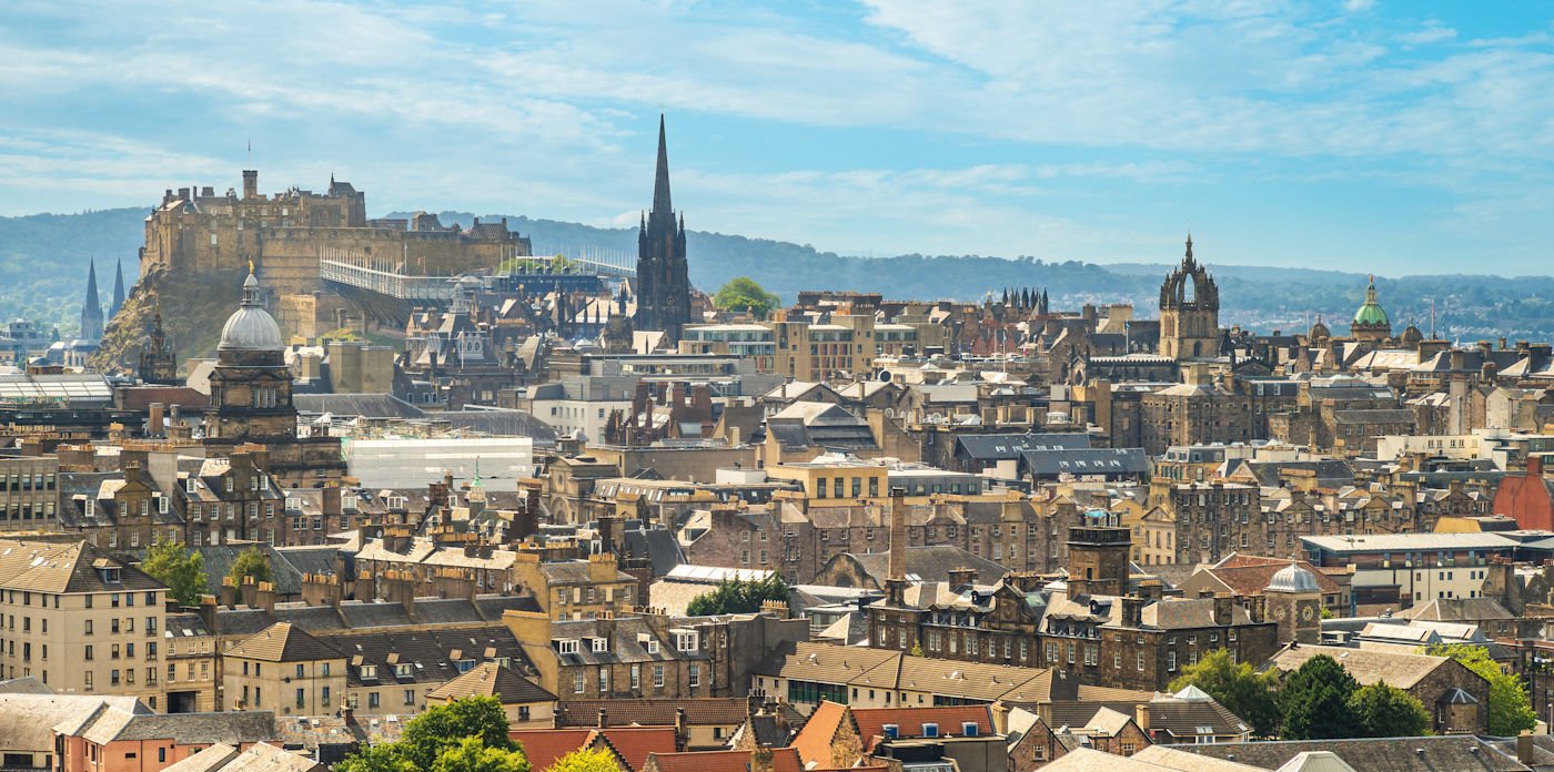 Long view of Scotland city