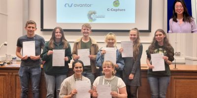 2024 Chemistry Postgraduate Conference award winners holding certificates