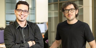 Profile shots of Dr Evangelos Pournaras and Dr Richard Mandle