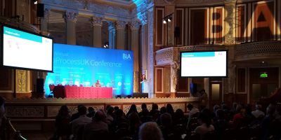 Bioprocess uk conference attended by Holly Morgan, winner of the best poster award