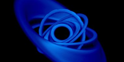A visualisation of a black hole