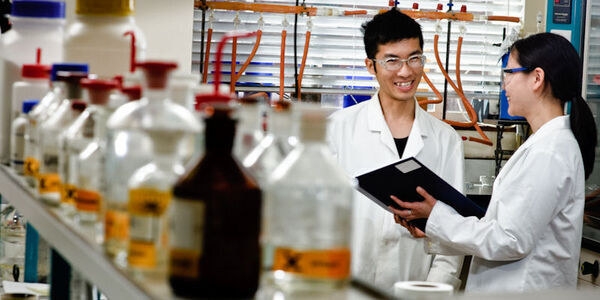 Students in lab