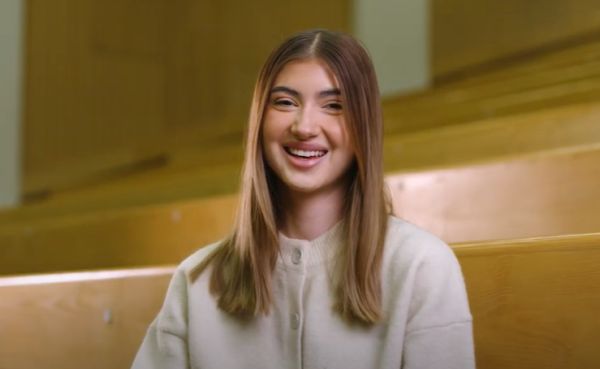 Headshot of Catalina sat in a lecture theatre