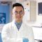 Xingtian Zhang in the Surgical Technologies Lab