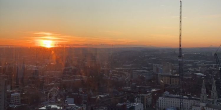 Leeds sunset