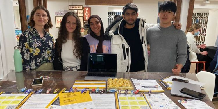 A group of students from the ENACTUS group.