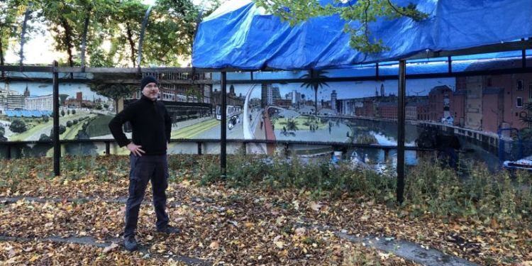 Campus Live - Zero Carbon Leeds mural 