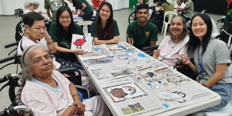 yuhua spent a year abroad studying in singapore.