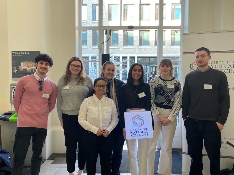 Student success at the Society for Natural Sciences conference
