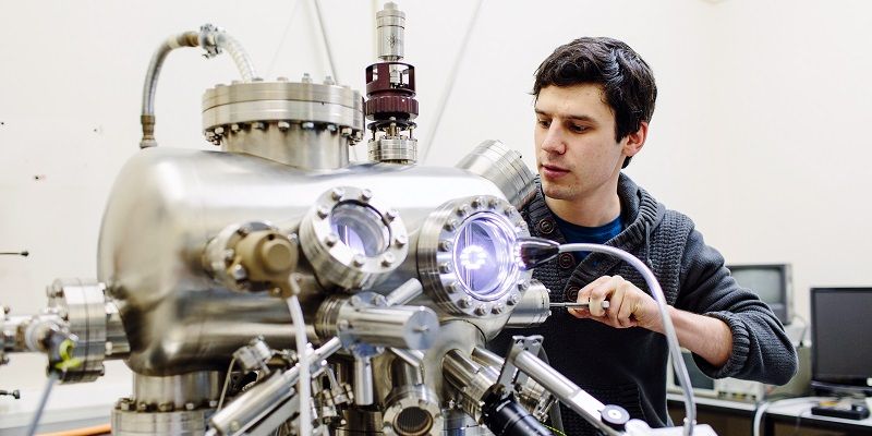 A physics PhD student at the University of Leeds